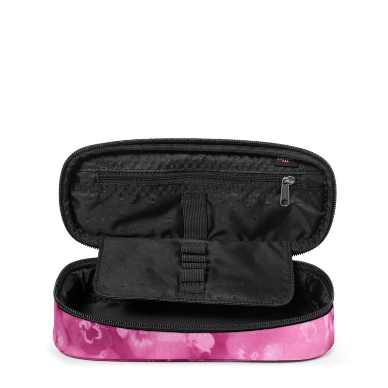 Astuccio Oval Single Eastpak Flower Blur Pink