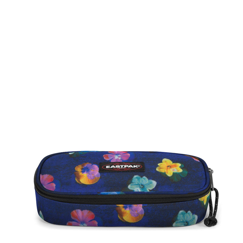 Astuccio Oval Single Eastpak Flower Blur Navy