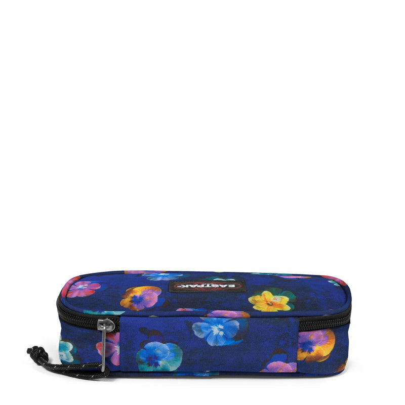 Astuccio Oval Single Eastpak Flower Blur Navy