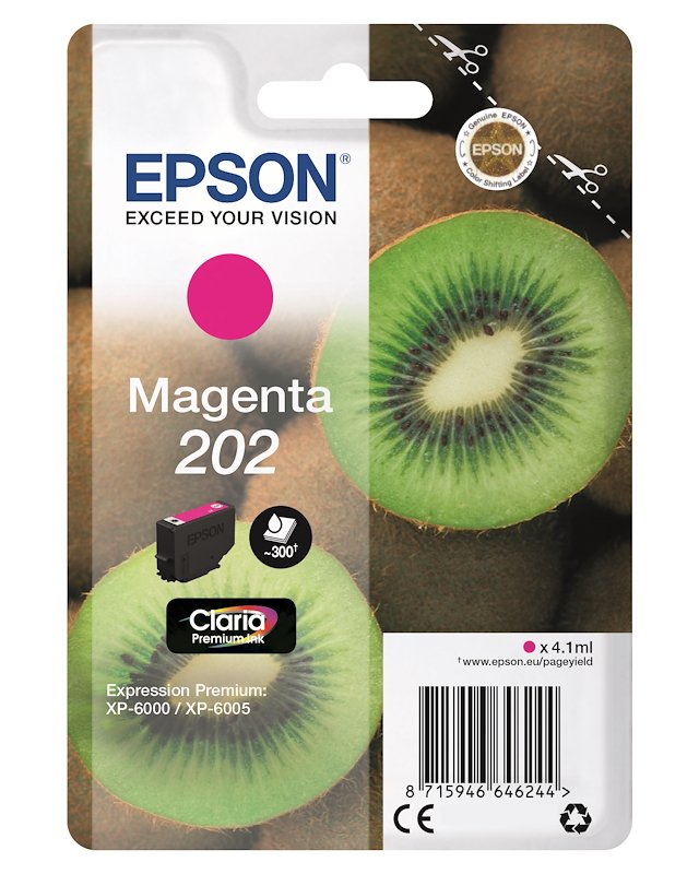 Cartuccia Originale Epson 202 Magenta