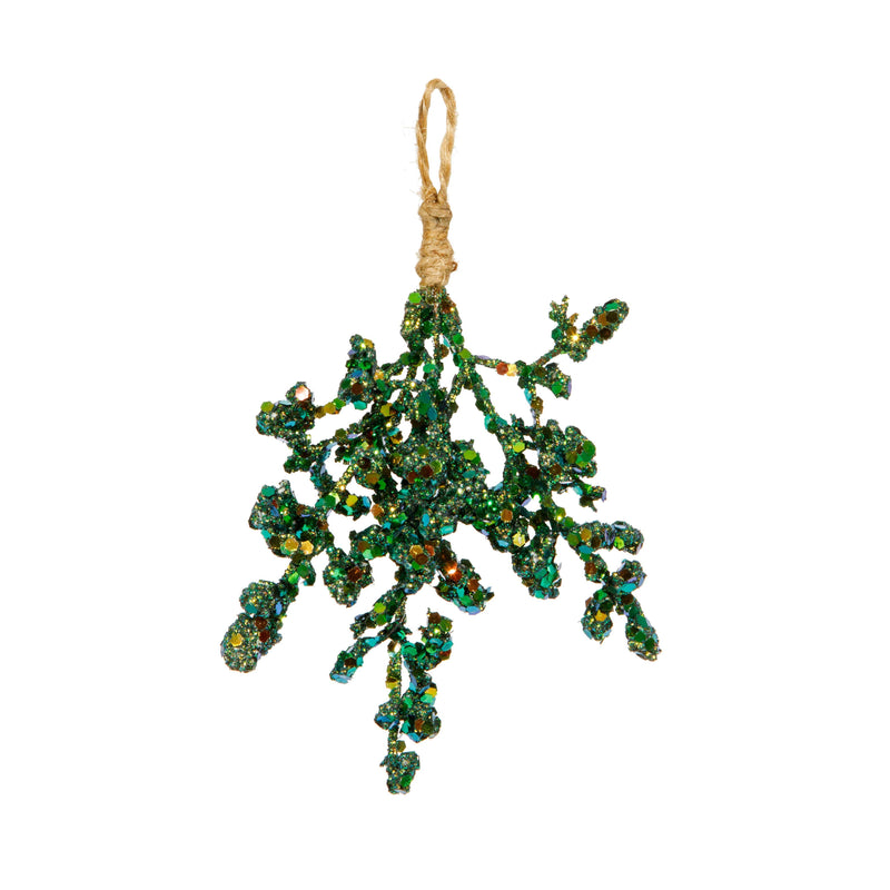 Pick Autumn Glitter Verde 15 cm