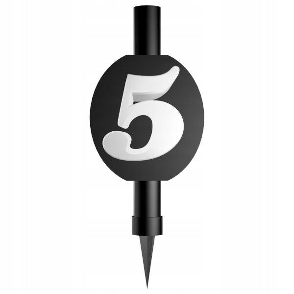 Candela Fontana 12 cm - Numero 5