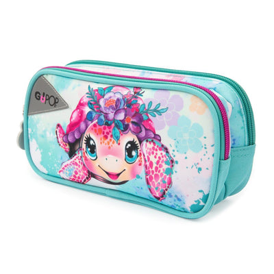 Astuccio 2 Zip GoPop 2025 Turtle Bloom
