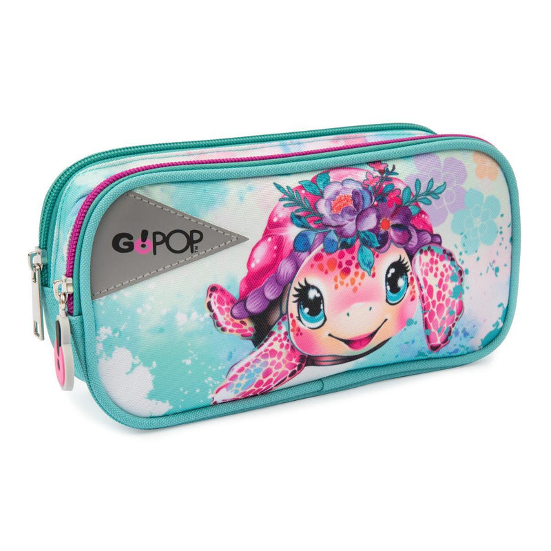 Astuccio 2 Zip GoPop 2025 Turtle Bloom