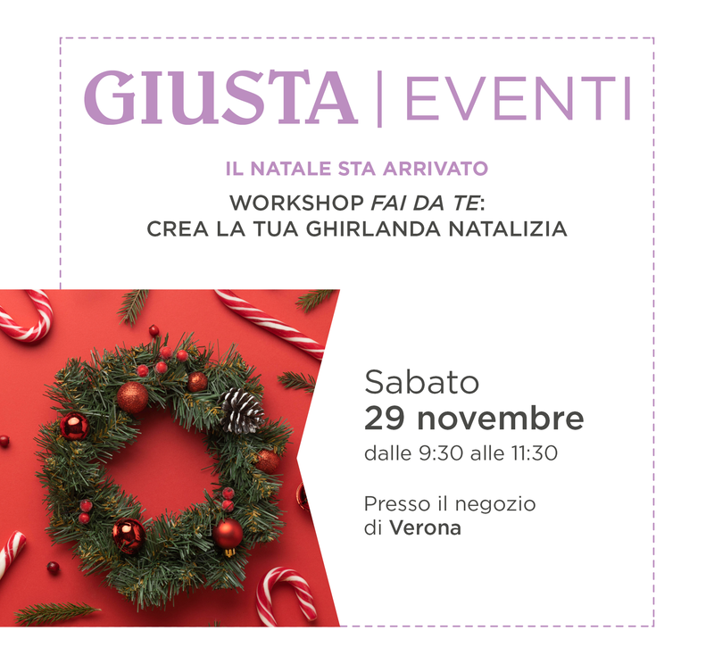 Workshop Ghirlanda: Crea la tua Ghirlanda Natalizia!</br><span style="color: 
