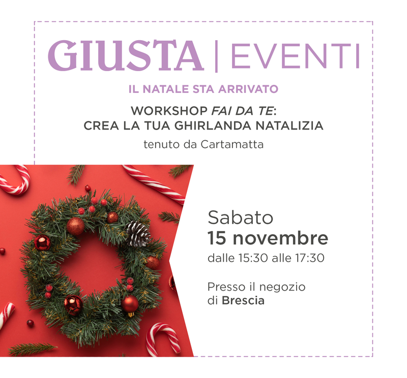 Workshop Ghirlanda: Crea la tua Ghirlanda Natalizia!</br><span style="color: 