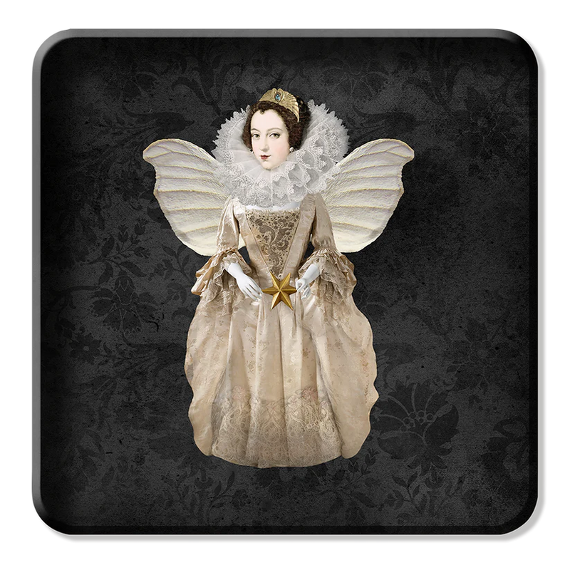 Svuotatasche Blue Shaker in Metallo Golden Princess 15 x 15 cm