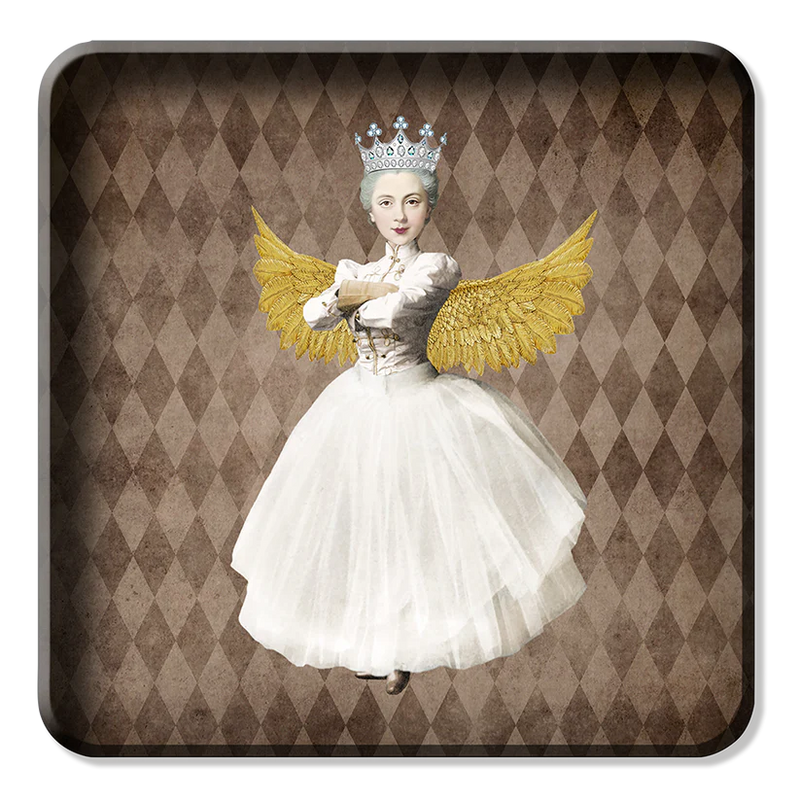 Svuotatasche Blue Shaker in Metallo Golden Princess 15 x 15 cm