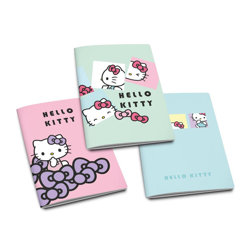 Quaderno A4 Hello Kitty 2025 Fantasie Assortite / Quadretti 5 mm