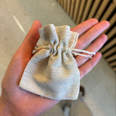 Bustina in Cotone Natural 8 x 10 cm - 10 pezzi