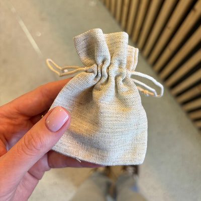 Bustina in Cotone Natural 8 x 10 cm - 10 pezzi