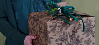 Scatola Porta Panettone e Bottiglie Magic Forest 330 x 250 x 350 mm