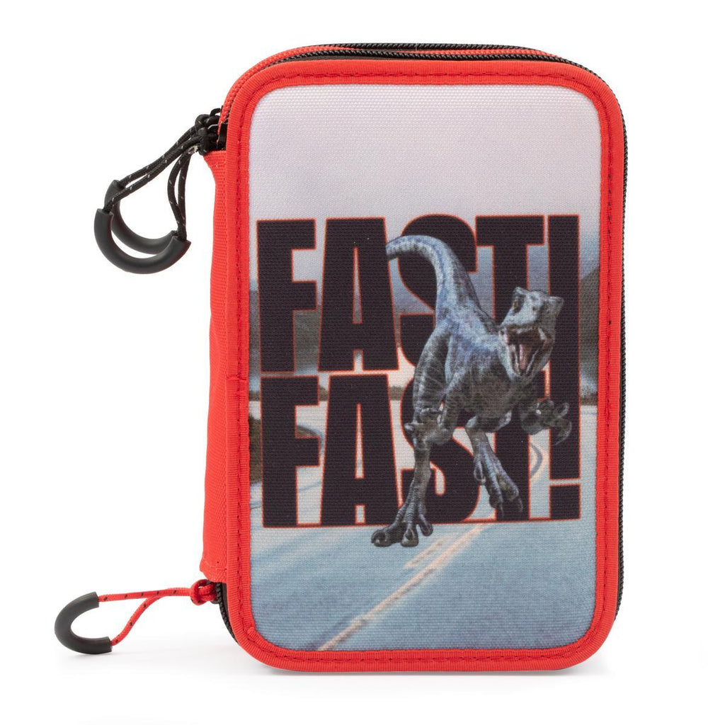 Astuccio Triplo Jurassic World: Dinosauri e 18 Matite