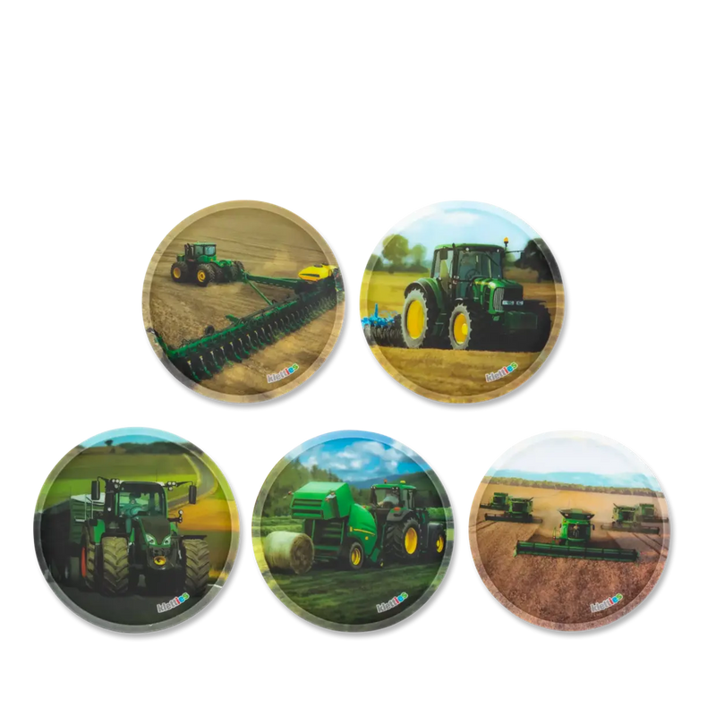 Klettie-Set Ergobag Farm Machines - 5 pezzi