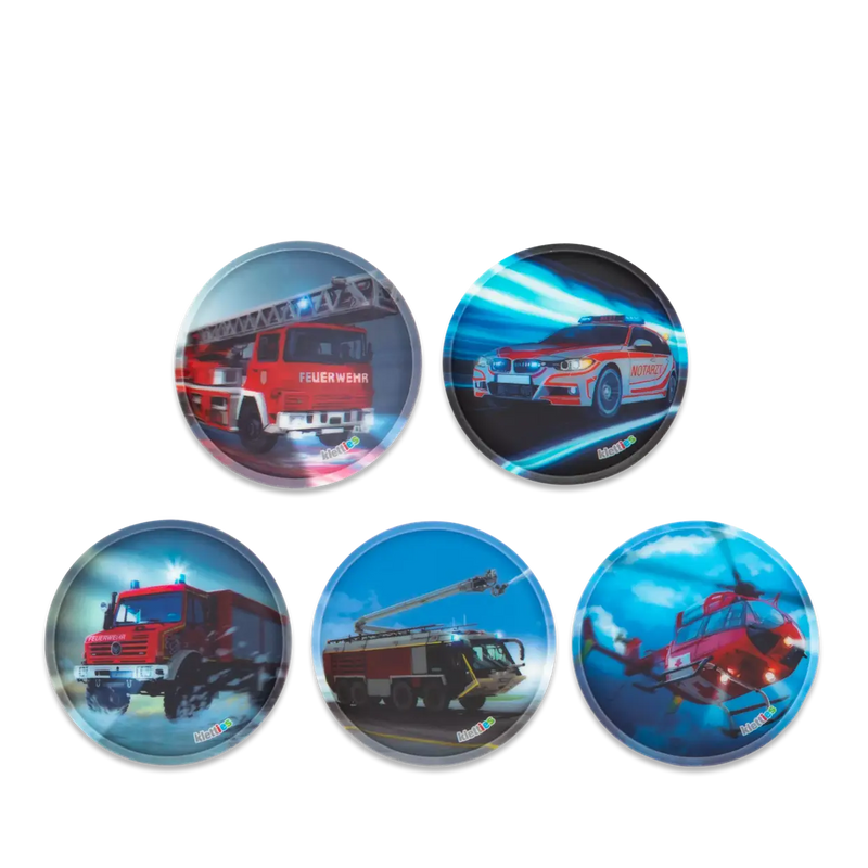 Klettie-Set Ergobag Fire Brigade - 5 pezzi