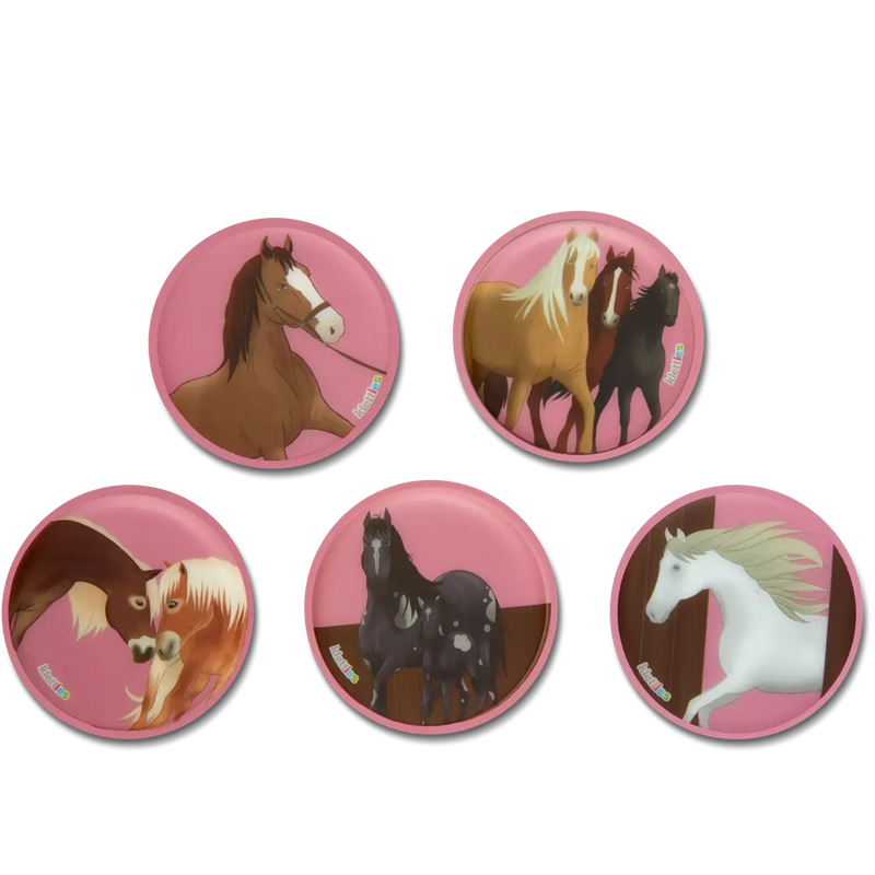 Klettie-Set Ergobag Running Horse - 5 pezzi