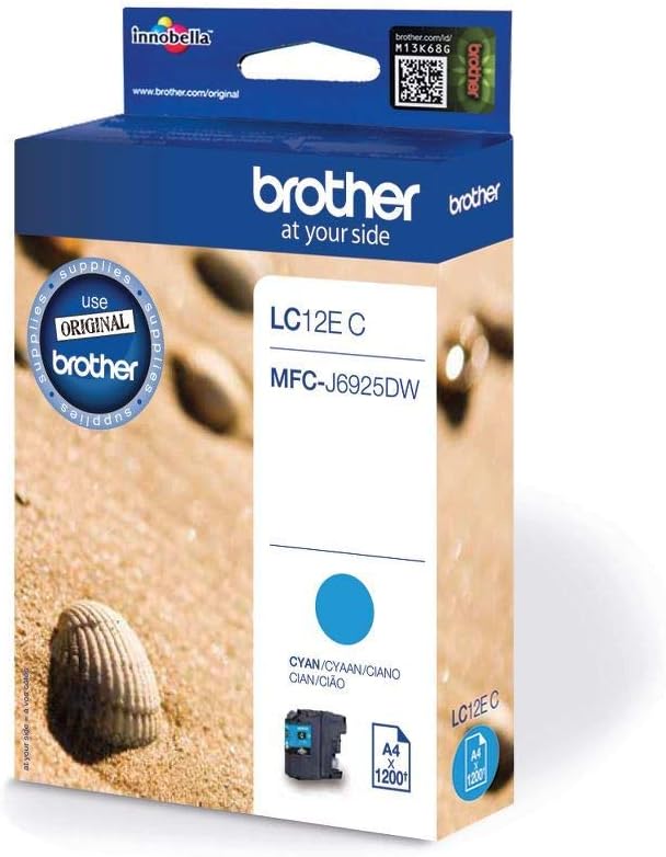 Cartuccia Originale Brother LC12E Ciano