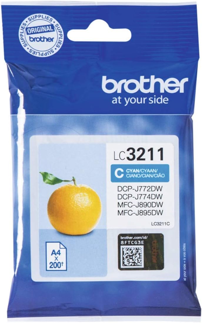 Cartuccia Originale Brother LC-3211 Ciano