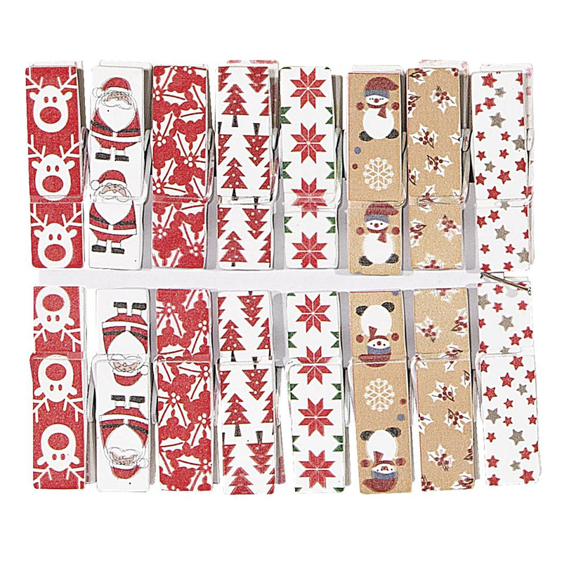 Mollette Chiudipacco Assortite 1 x 4,5 cm - 16 pezzi