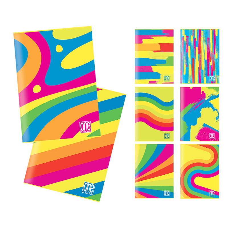 Quaderno Maxi One Color Fantafluo 80 gr / 20 Fogli / 1 Rigo