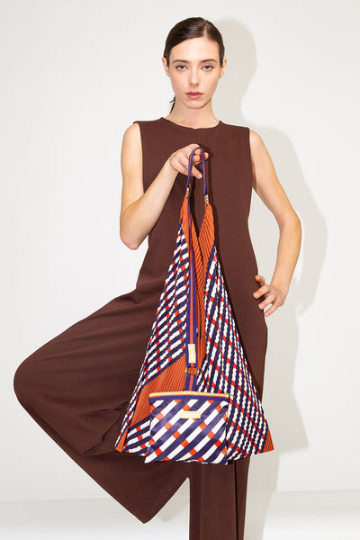 Borsa Y Plissettata + Pochette Multitudes Sophia Terracotta