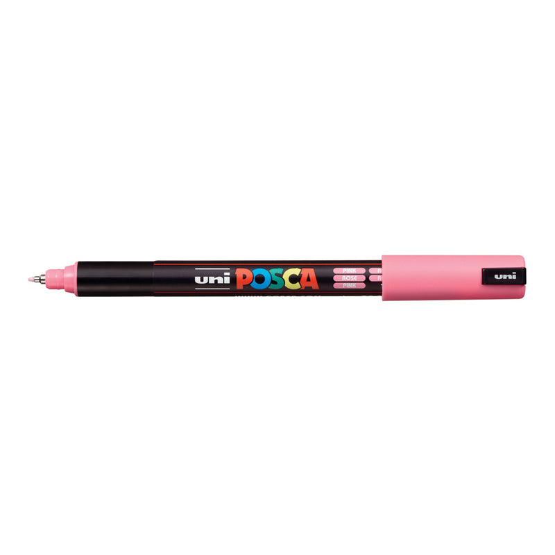 Pennarello Marcatore a Tempera Uni Posca a Punta Ultra Fine Rosa