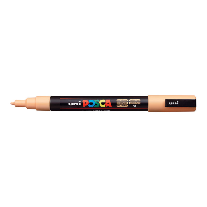Pennarello Marcatore a Tempera Uni Posca a Punta Fine Arancione Chiaro