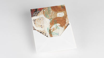 Carta da Lettere Pepin Gustav Klimt con Fogli A5, Buste e Stickers - 80 pezzi