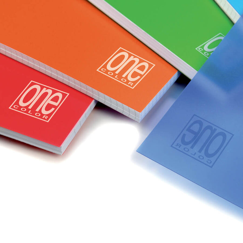 Quaderno Maxi One Color A4 in PPL / 80 gr / a Quadretti da 4 mm / 20 Fogli