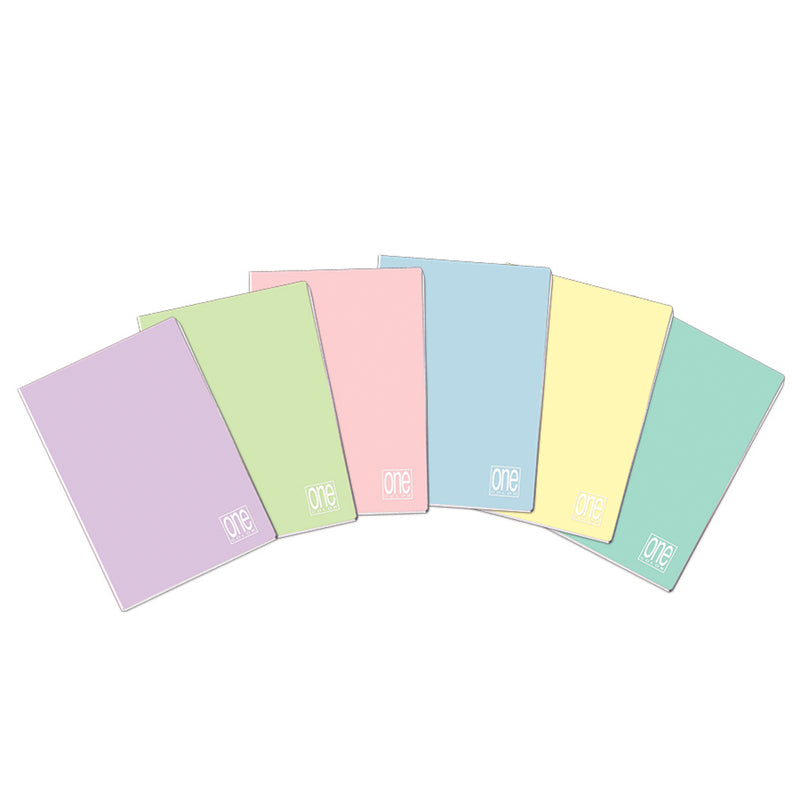 Quaderno Maxi One Color Pastel A4 / 80 gr / a Quadretti da 4 mm / 20 Fogli