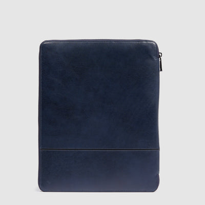 Portablocco Piquadro New Classic in Pelle con Porta iPad® 12,9" Blu