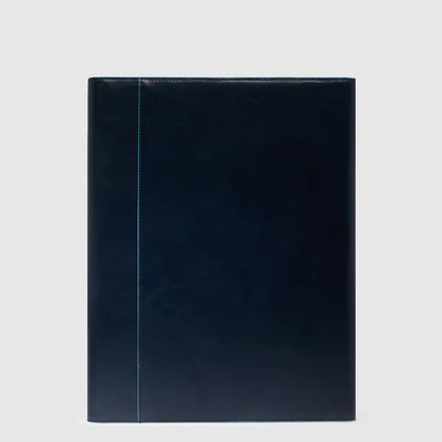 Porta Blocco Piquadro Blue Square in Pelle Blu