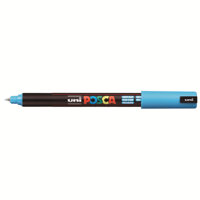 Pennarello Marcatore a Tempera Uni Posca a Punta Ultra Fine Azzurro
