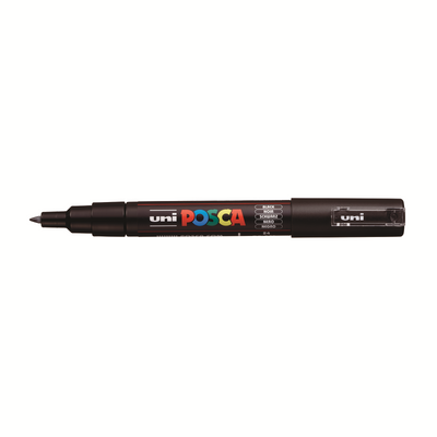 Pennarello Marcatore a Tempera Uni Posca a Punta Extra Fine Nero