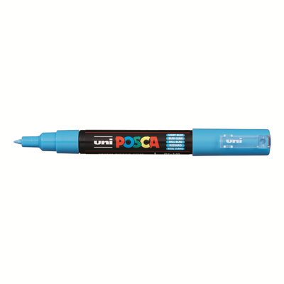 Pennarello Marcatore a Tempera Uni Posca a Punta Extra Fine Azzurro