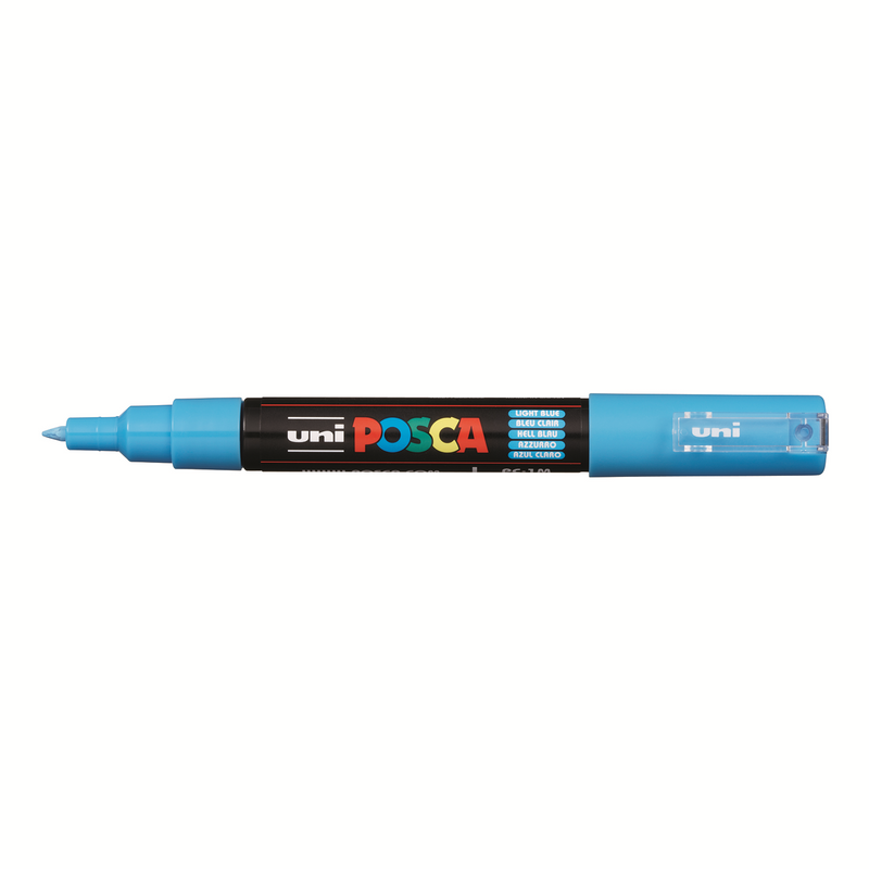 Pennarello Marcatore a Tempera Uni Posca a Punta Extra Fine Azzurro