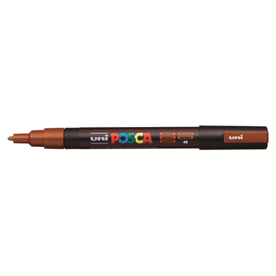 Pennarello Marcatore a Tempera Uni Posca a Punta Fine Bronzo