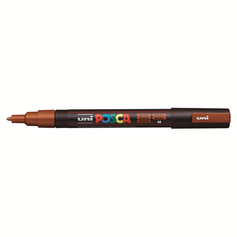 Pennarello Marcatore a Tempera Uni Posca a Punta Fine Bronzo