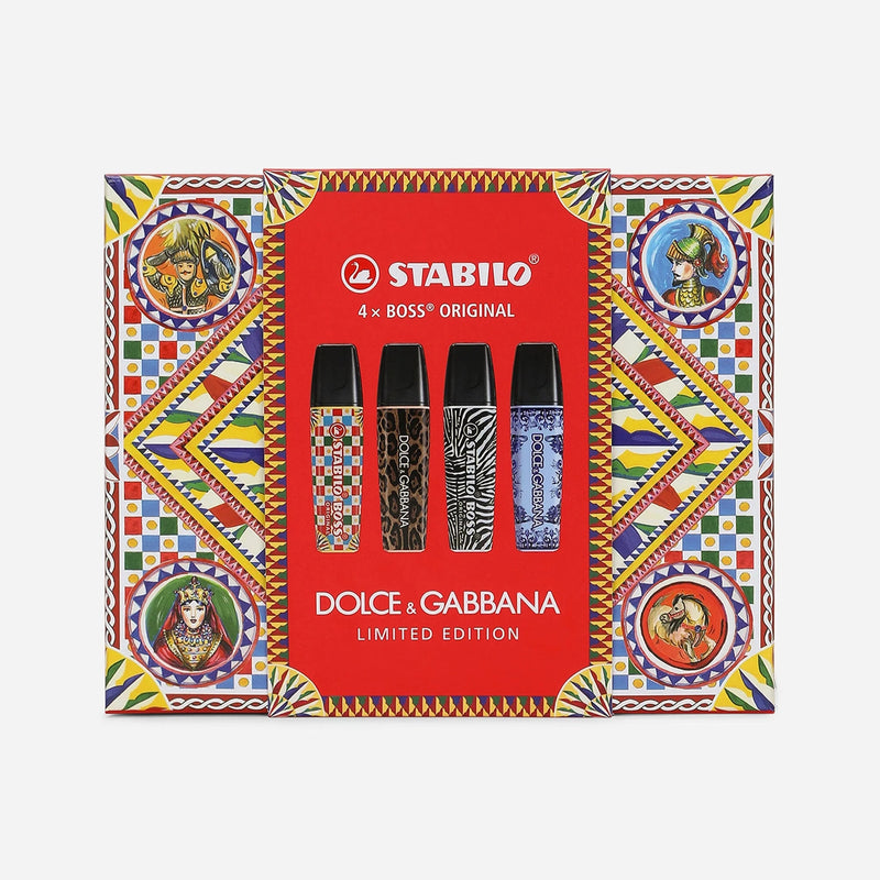 Box Edizione Limitata Evidenziatori Dolce&Gabbana x Stabilo Boss - 4 pezzi