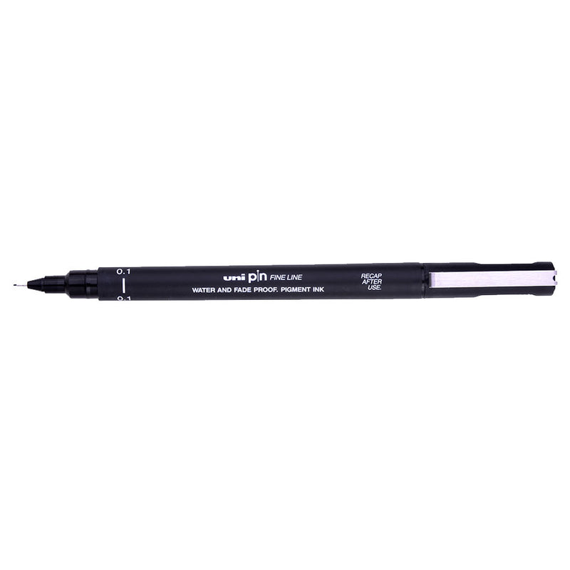Marcatore a Penna Uni Pin Fineliner con Punta 0,1 mm Nero