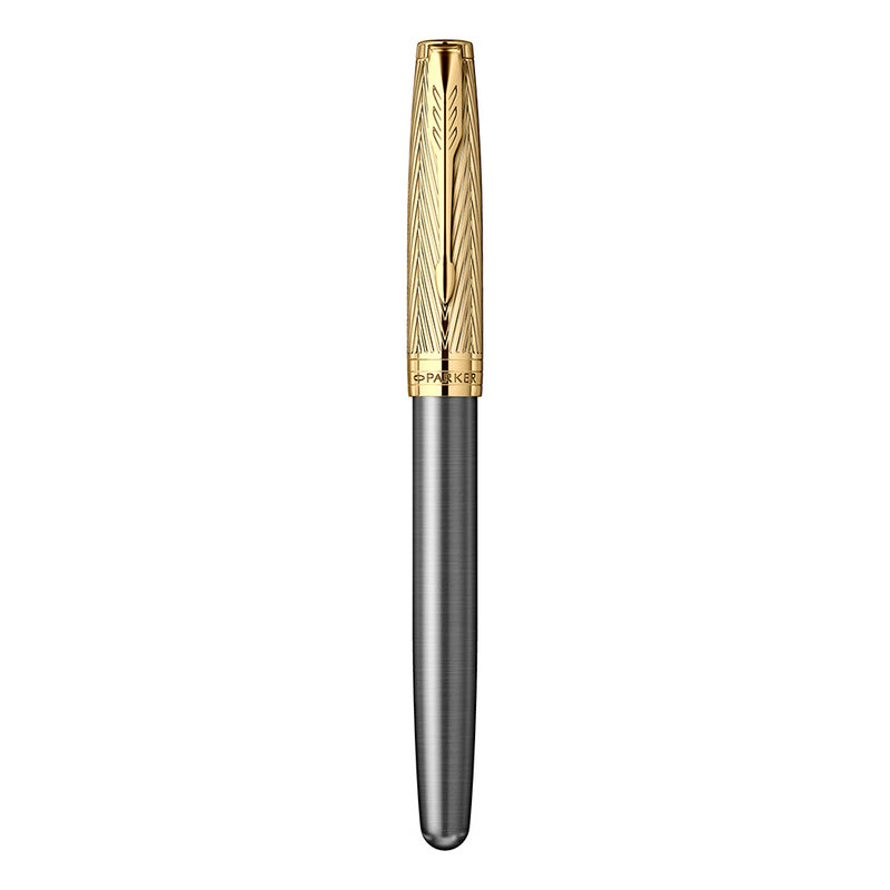 Penna Roller Parker Sonnet Pioneers Collection Arrow Grey Lacquer GT con Punta Fine