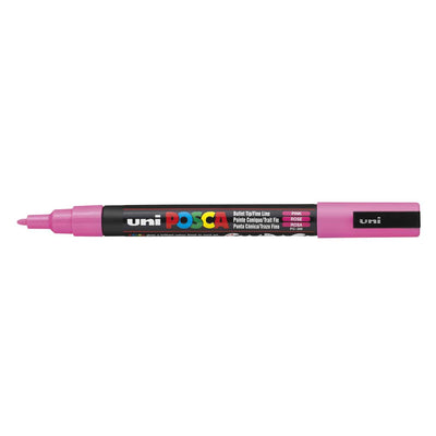 Pennarello Marcatore a Tempera Uni Posca a Punta Fine Rosa