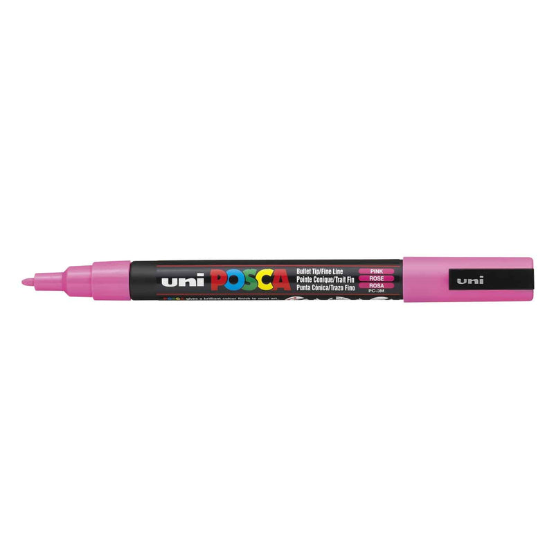 Pennarello Marcatore a Tempera Uni Posca a Punta Fine Rosa