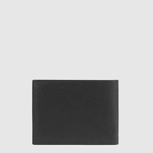 Portafoglio da Uomo Piquadro Black Square a 2 Scomparti Nero