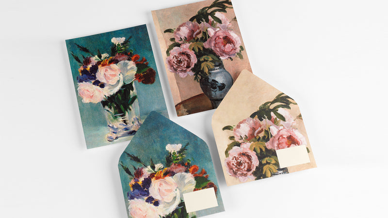 Set per Corrispondenza Pepin Impressionism con Carta da Lettere A5, Buste e Stickers - 108 pezzi