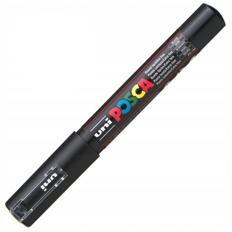 Pennarello Marcatore a Tempera Uni Posca a Punta Extra Fine Nero