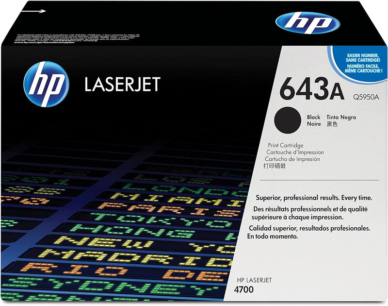 Toner Originale HP LaserJet 643A Nero