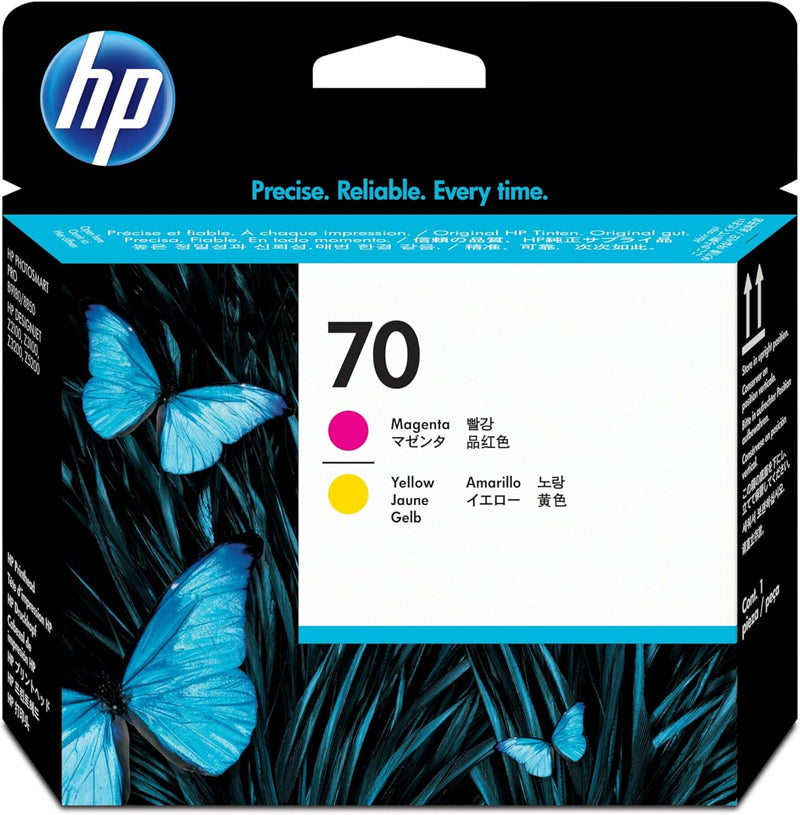 Testina di Stampa Originale HP 70 Magenta + Giallo