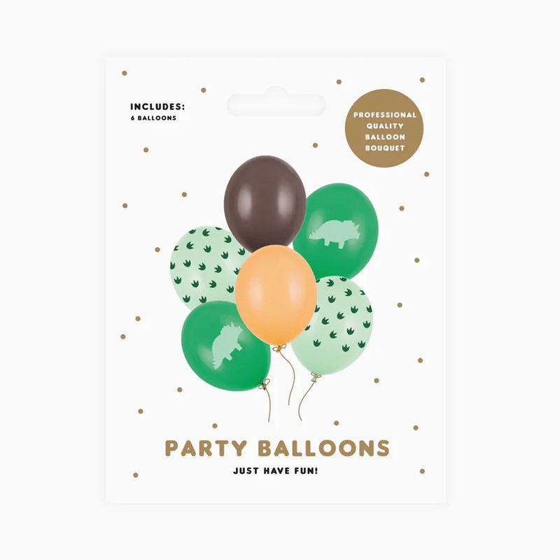 Palloncini in Lattice Dinosauri 30 cm - 6 pezzi
