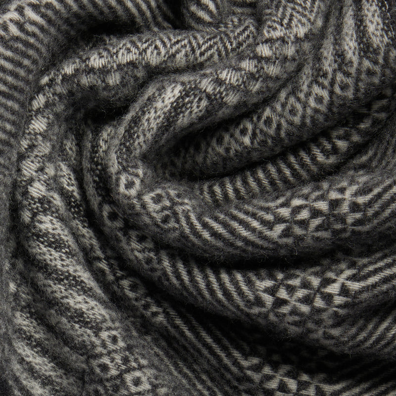 Sciarpa Piquadro in Pura Lana al 100% Grigio